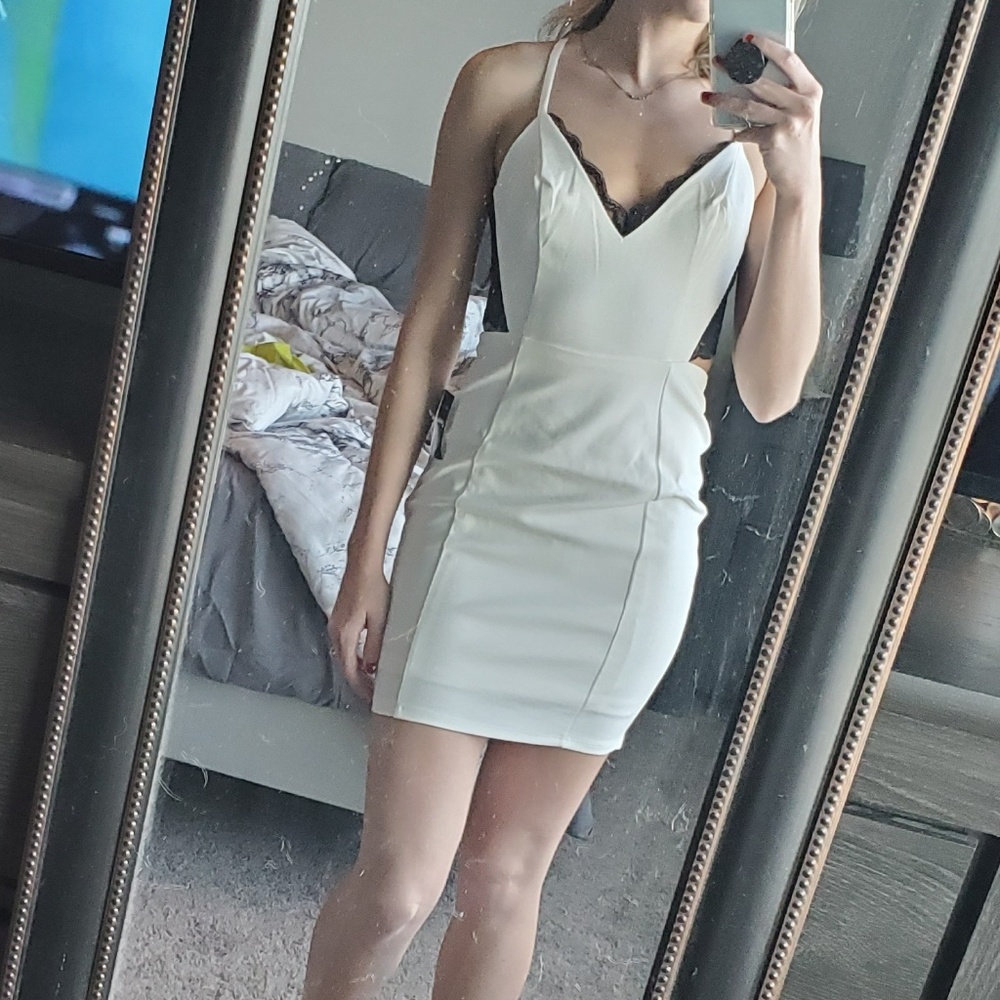Sexy white dress